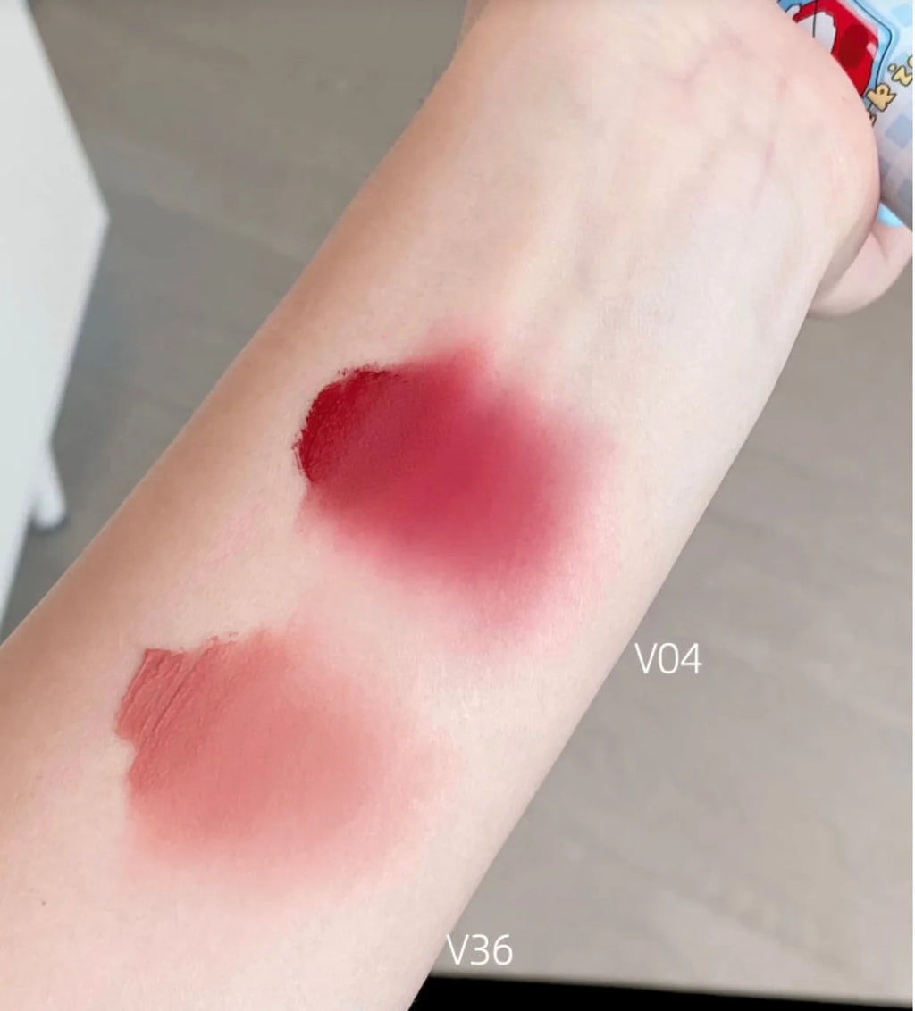 Mooekiss Apple Dog Velvet Lip Mud Matte Lipstick Smooth Long Lasting 3g Multi-use for lips and cheeks Authentic Makeup Original Zpaxo