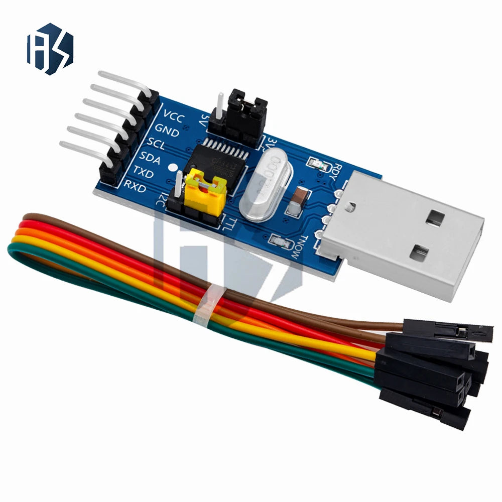 CH341T 1 Module 3 3V 5V USB I2C IIC UART TTL Single-chip Serial Port Zpaxo