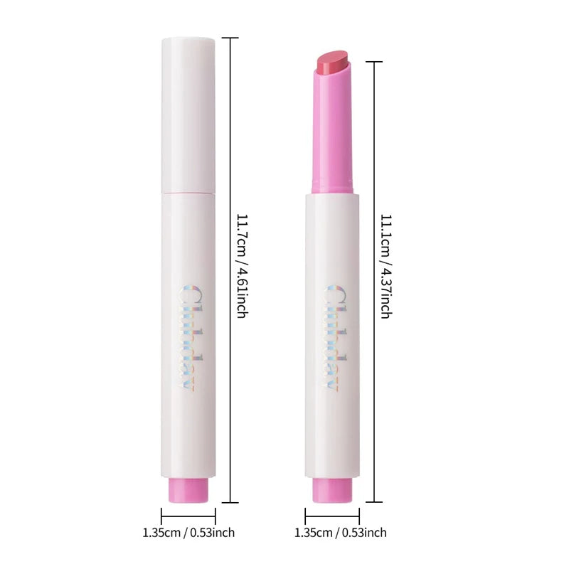 Water Glossy Mirror Lipstick Lasting Moisturizing Lip Balm Glitter Pearl Solid Lip Gloss Sexy Red Brown Non-Stick Cup Lip Tint Zpaxo