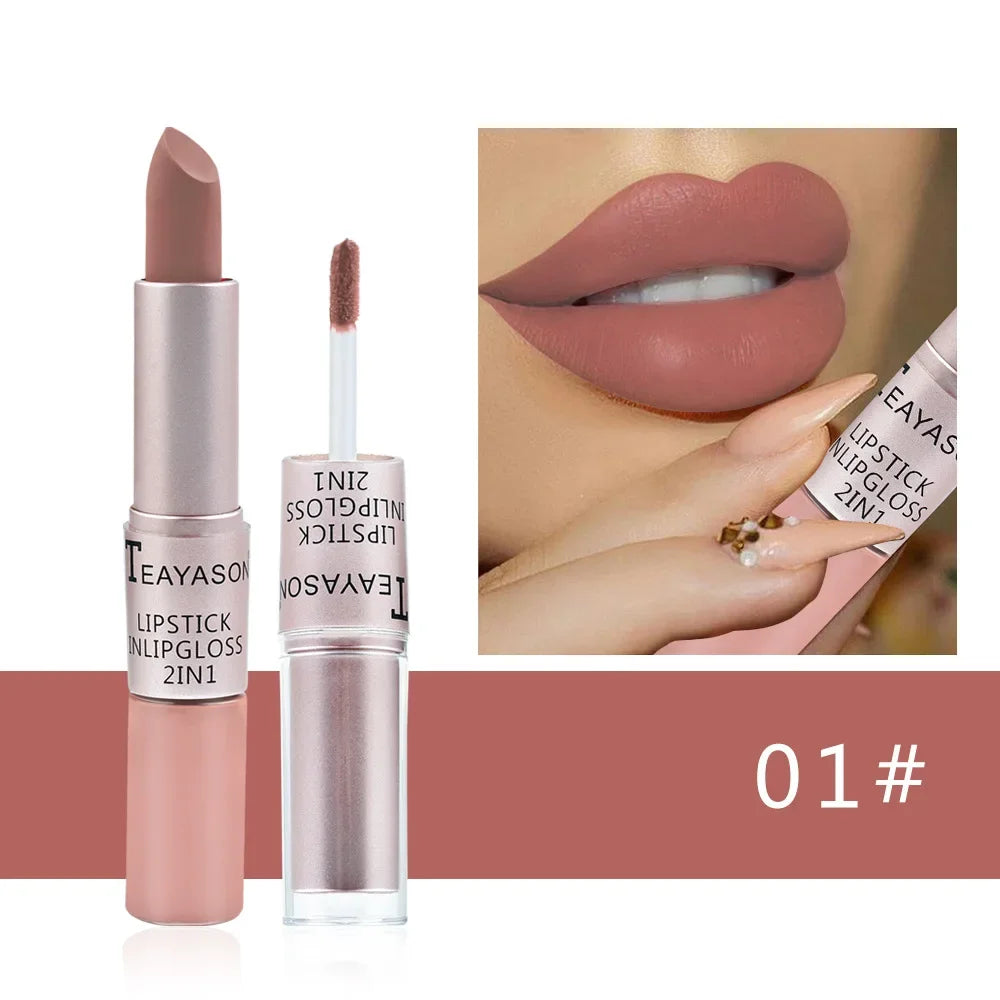 Punk Lipstick Sexy Lip Gloss 1 Tint Waterproof Long Lasting Moisture Zpaxo 1