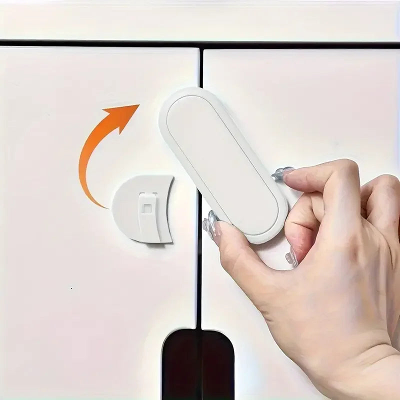 3 Child Safety Drawer Lock Invisible Magnetic Cabinet Prevent Baby