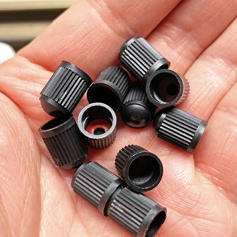 Plastic Tire Valve Stem Dust Caps – Car, Bike & Motorcycle