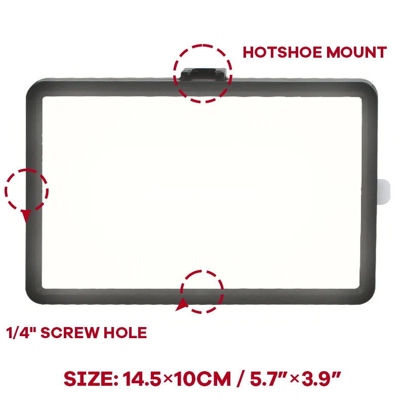 Photography Selfie Dimmable Video Fill Light 6 Led Photo Studio Live