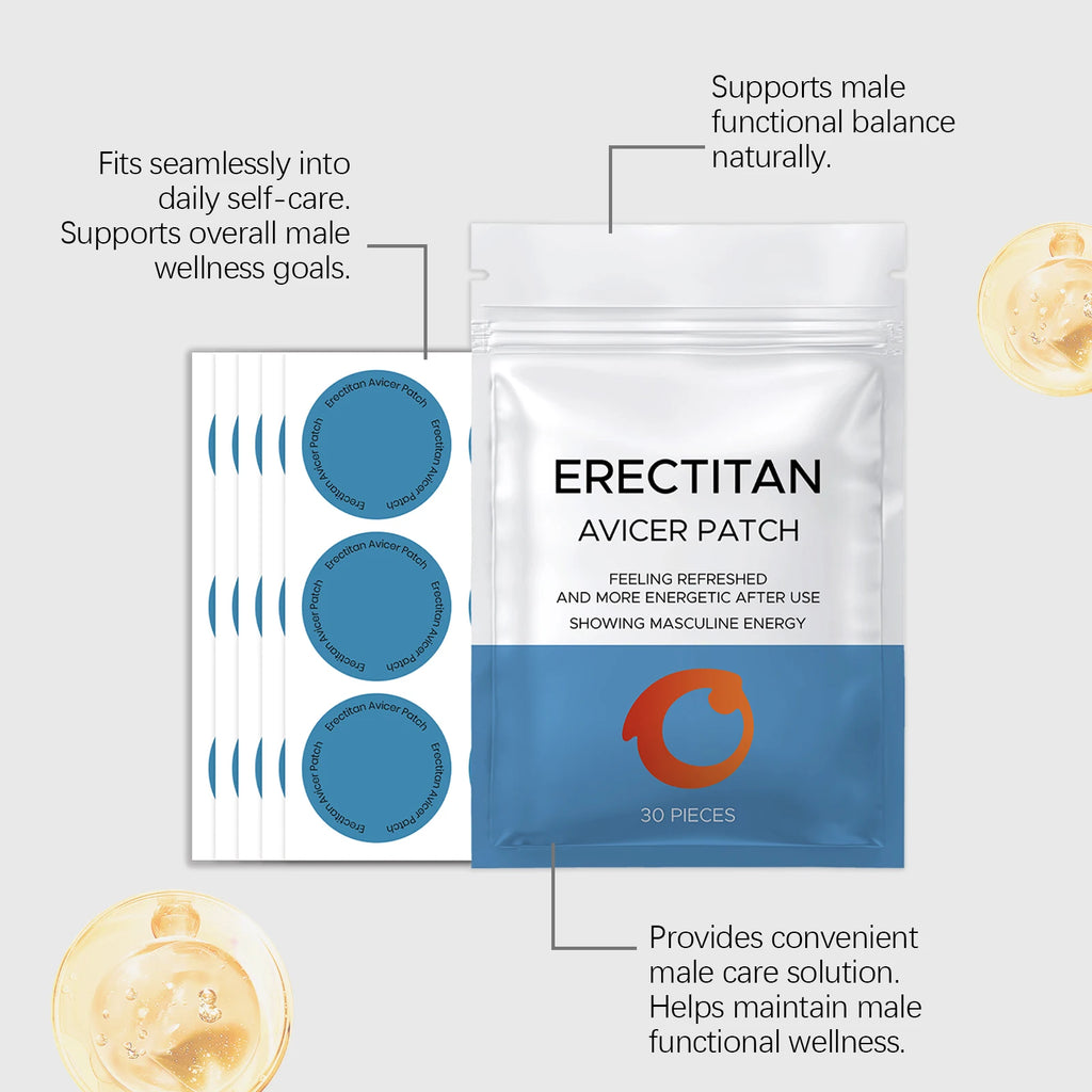 Men's Daily Skin Care Patch - All-in-One Gentle & Mild Formula, External Use for Full Body,Nourishes & Sustains Comfortable Skin Zpaxo