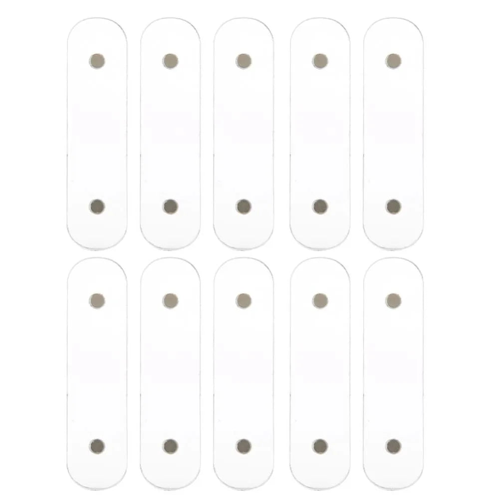 Acrylic False Nail Tips Display Stand Clear Design Magnetic Holder Zpaxo black