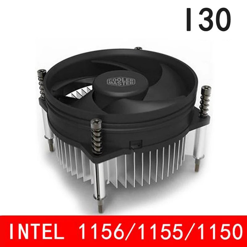 I30 CPU Heatsink Supports 1155 1150 H61 H110 Desktop Fan Zpaxo
