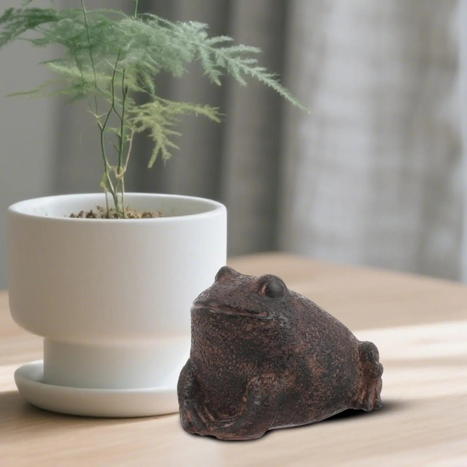 Key Hiders Outside Frog Shape Secret Storage Resin Statue Hiding