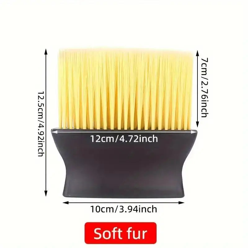 Multi-faceted dust brush-flexible bristles ergonomic handle, suitable for air conditioning vents/car details. Zpaxo 1pc 1