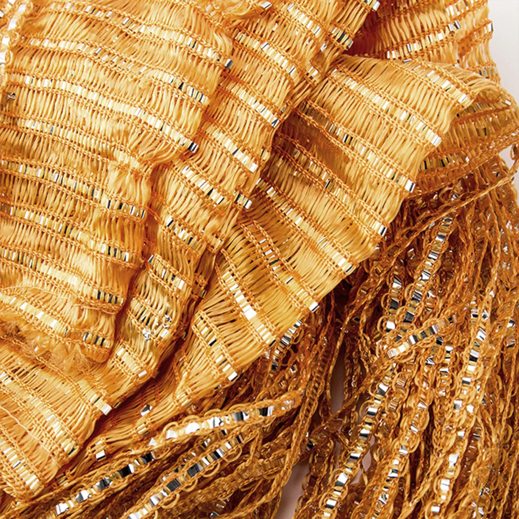 Beads Door Curtain Retro Plain Tassel Window Panel Room Divider