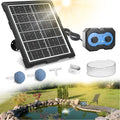 Solar Air Pump with Timer Pond Solar Oxygen Pump 2 Modes Solar Pond Aerator Bubble Adjuster for Small Pond Hydroponics Fish Tank Zpaxo Default Title