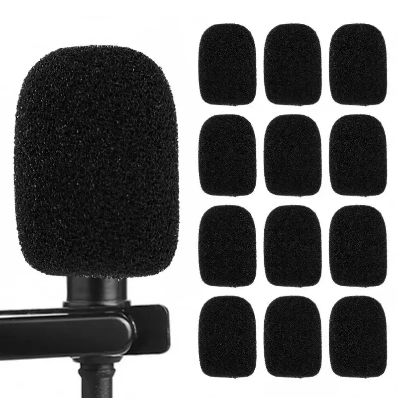 Microphone Foam Windscreen Covers – 5–50 Pack Sponge Mic Caps