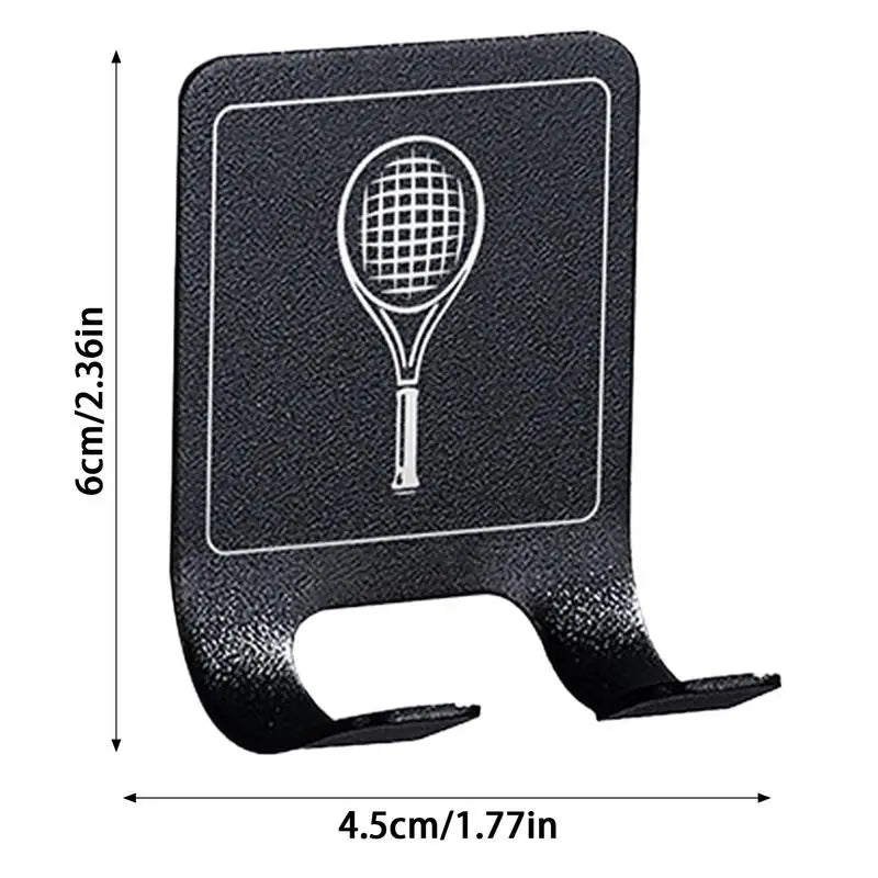 Tennis Racket Holder Universals Wall Mounted Rack Stainless Steel
