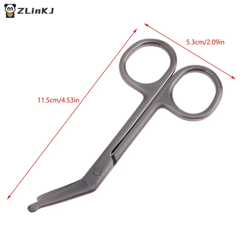 ▶1PCS Stainless Steel Gauze Bandage Scissors Dressing Surgical Scissors Household Plaster Scissors Nurse Scissors Zpaxo