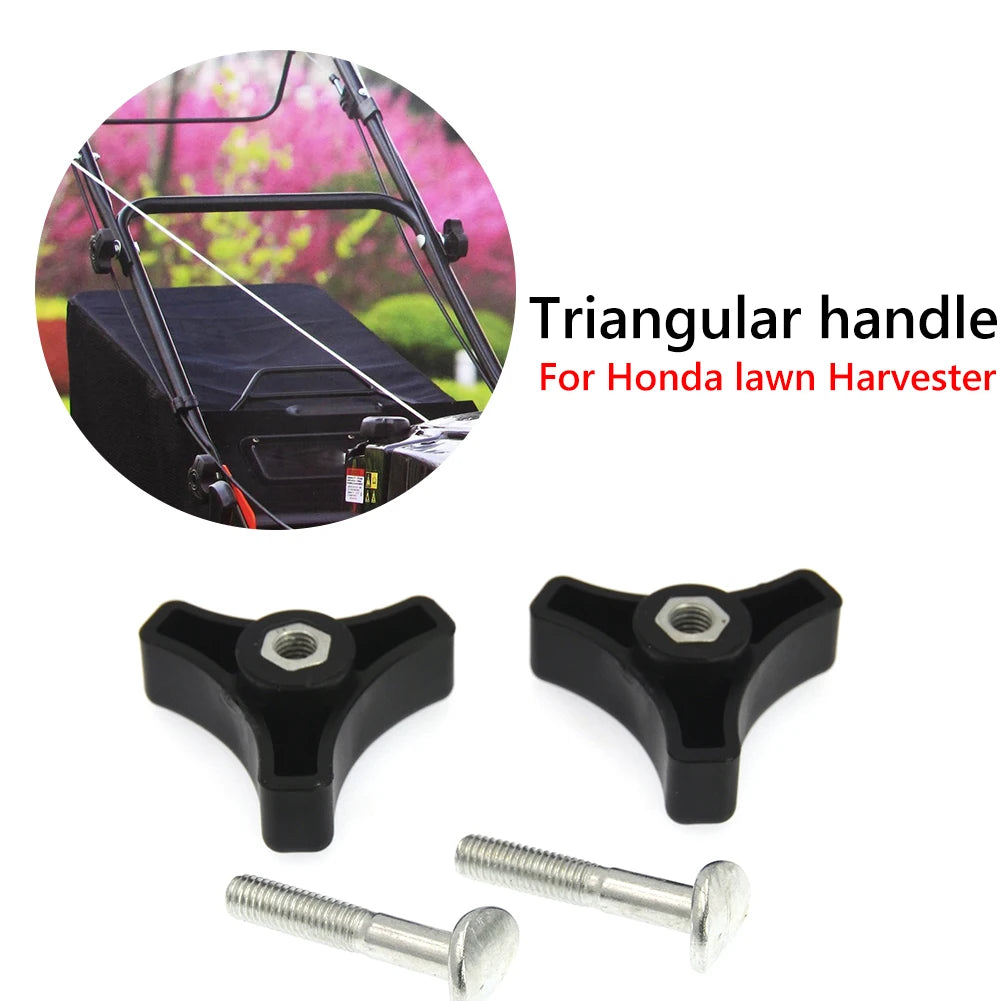 Black Lawn Machine Triangles Knob Handle Bolt Replacement Parts Zpaxo