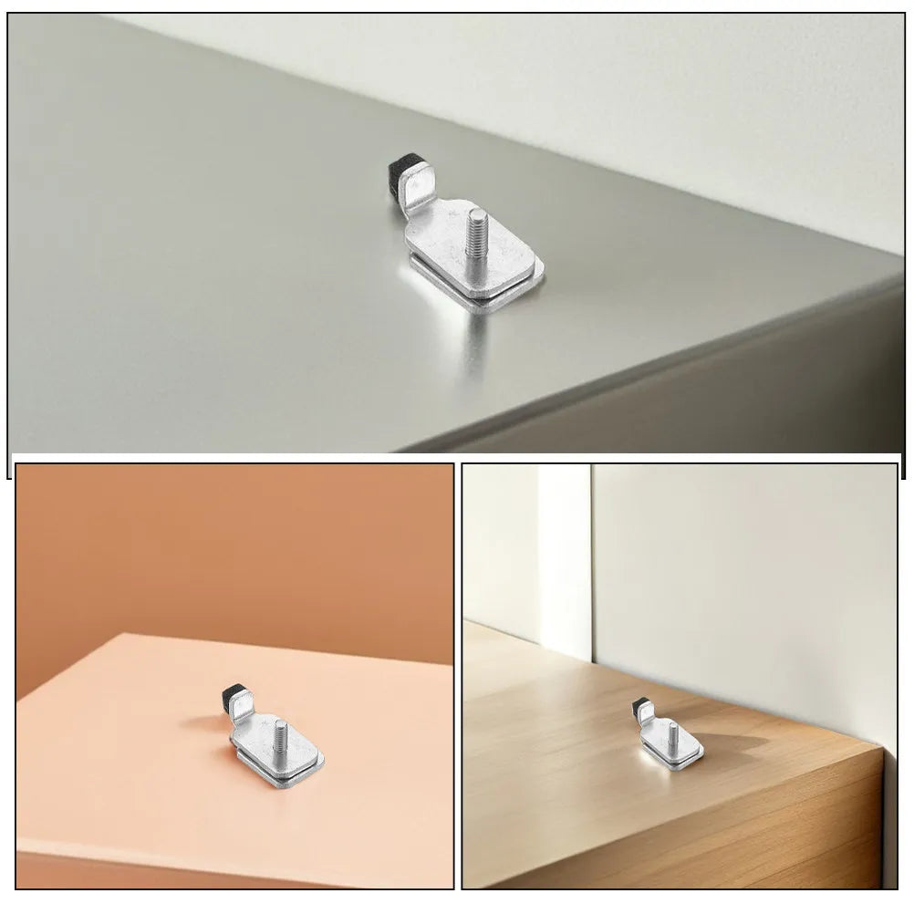Heavy Duty Iron Curtain Track End Stops Secure Smooth Glide Plug