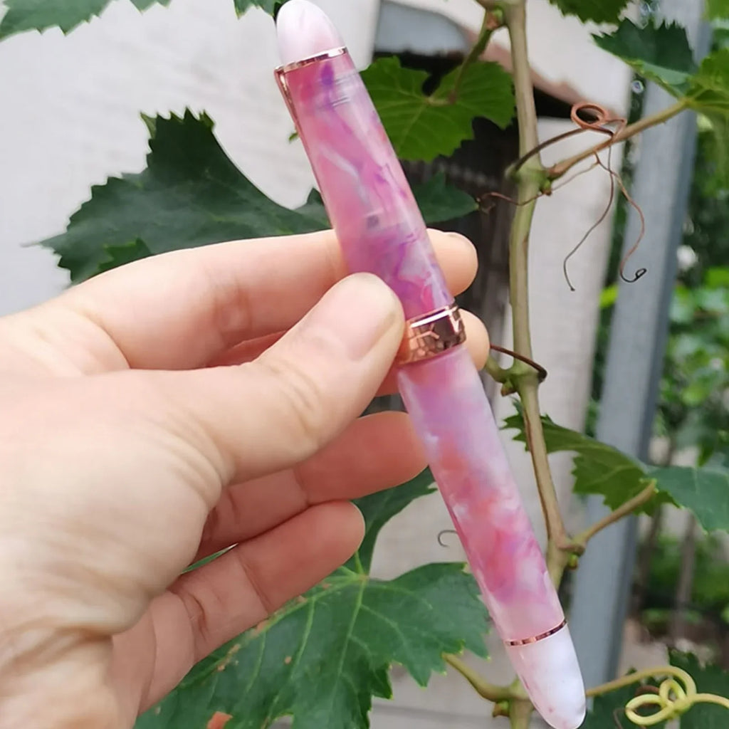 Kaigelu 356 Resin Fountain Pen N/M/F Nib Golden Clip School Office Supplies Business Writing Ink Pens Zpaxo