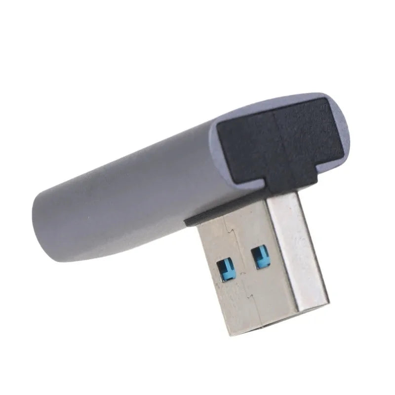 90° Right Angle USB 3.0 Male to Female Adapter | 1–5 Pack