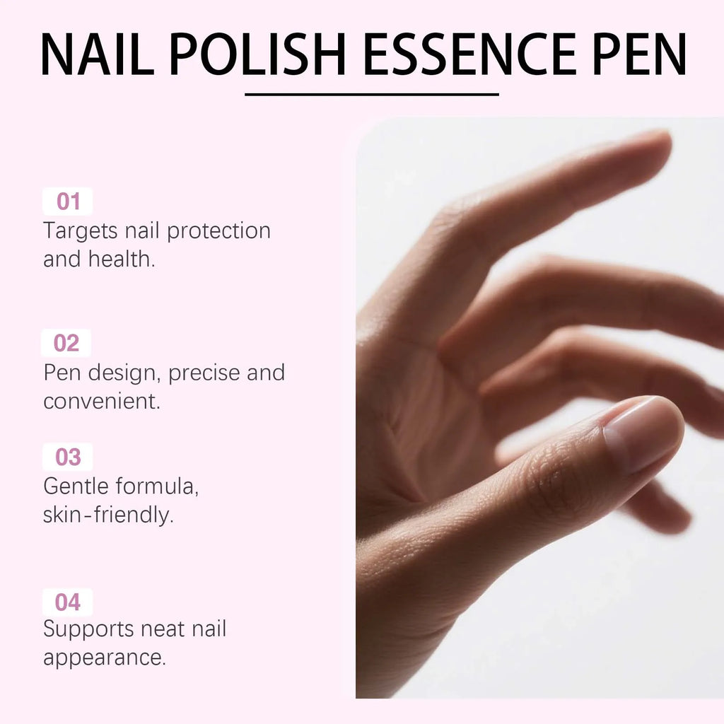 Cuticle Oil Pen Nail Cuticle Care Moisturizing Anti Hangnail Fast Absorb No Residue Soft Smooth Nails Daily Manicure Tool Zpaxo