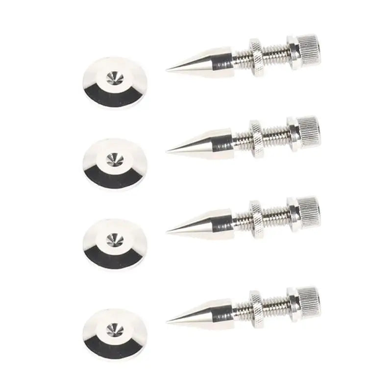 HiFi Audio Speaker Electric Isolation Stand Feet Base Shock Absorber Pads Shock Spikes Spring Damping Pad Stimulation Zpaxo