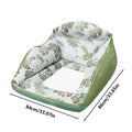 Pool Rafts Adults Inflatable Lounger Ergonomic Headrest Floating