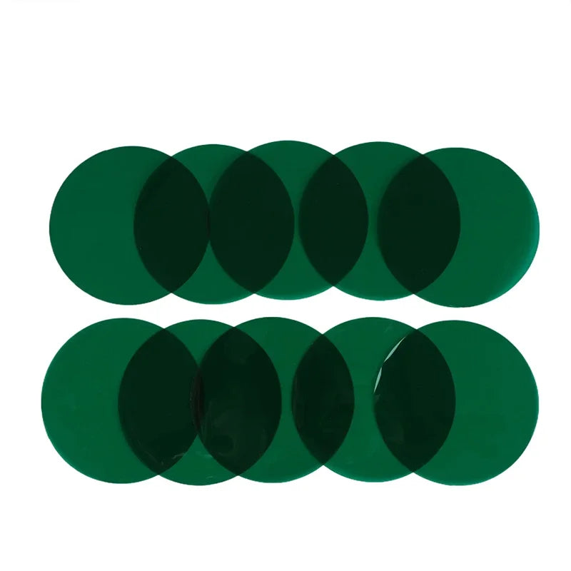 5 Lamp Correction Film Self Adhesive Transparent Filter Sheets Light Zpaxo Jungle Green 10pcs