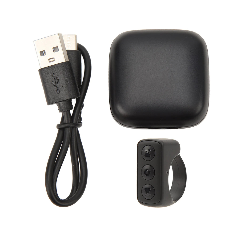 APP Page Turner Cell Phone Remote Clicker Bluetooth Remote Control Page Turner APP Remote Scrolling Ring Clicker for Cell Phone