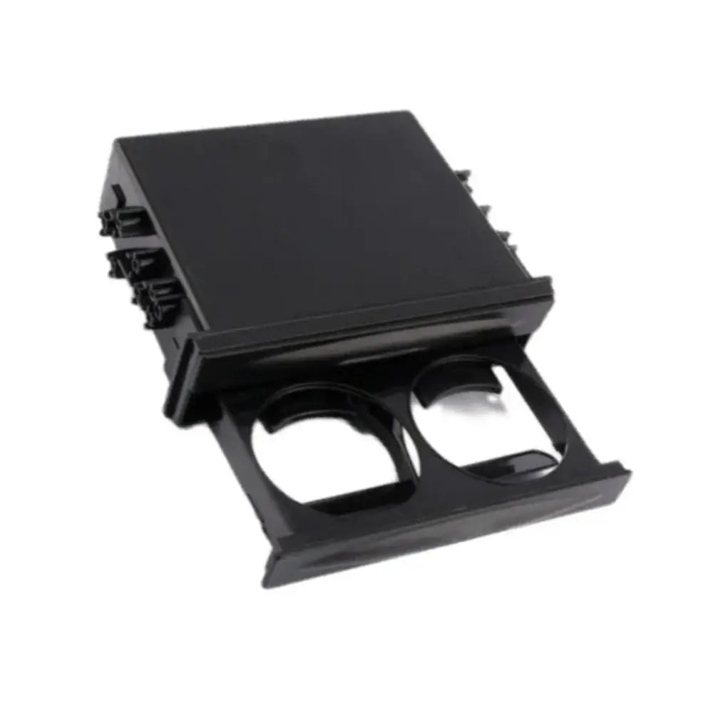 Universal 2 in 1 Car Drinks Mounts 2 Layer Pocket Kit Car Holders ABS Black Storage Box Multi Purpose Zpaxo