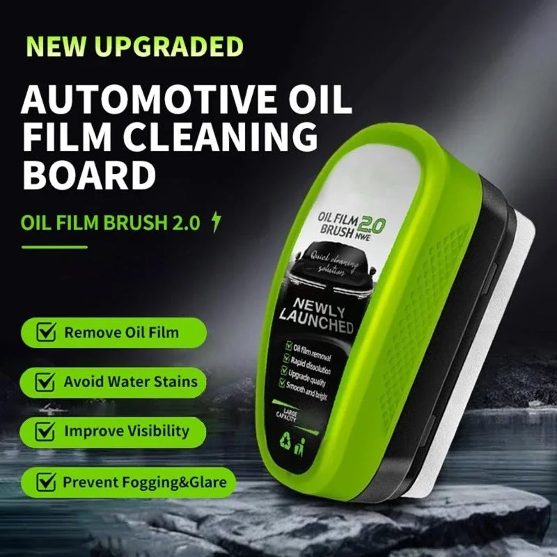 Auto Glass Oil Film Remover Brush + 150ml Cleaner | Zpaxo