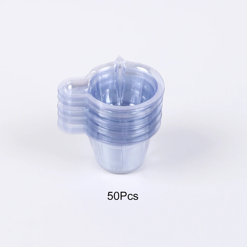 50/100Pcs 40ML Disposable Cups Dispenser Plastic Cup for DIY Epoxy Resin Jewelry Making Accessories Zpaxo 50Pcs