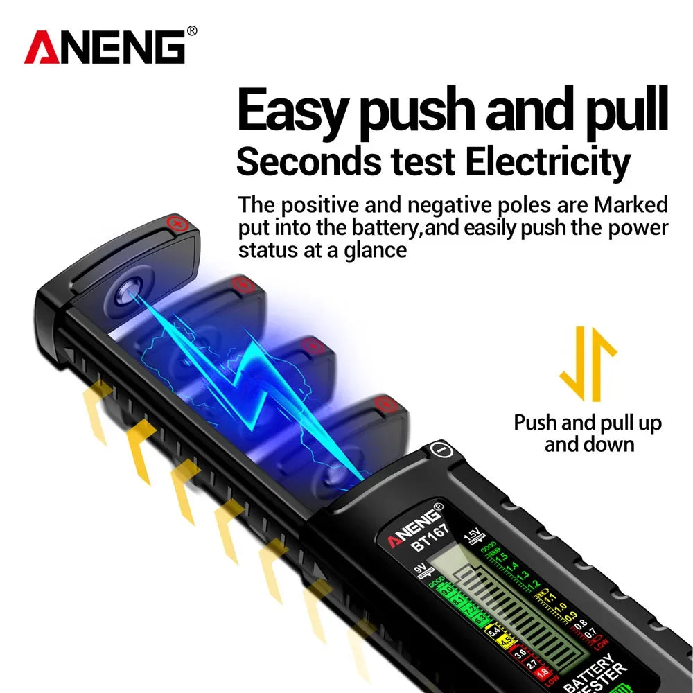 ABS Plastic Level Detector ANENG BT167 Battery Measure