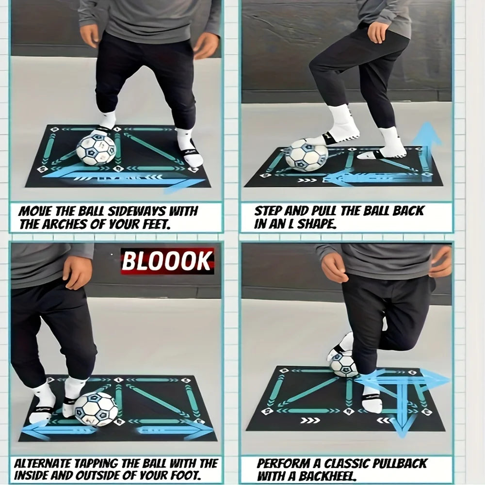 Football Footwork Training Mat – Ball Control & Home Practice