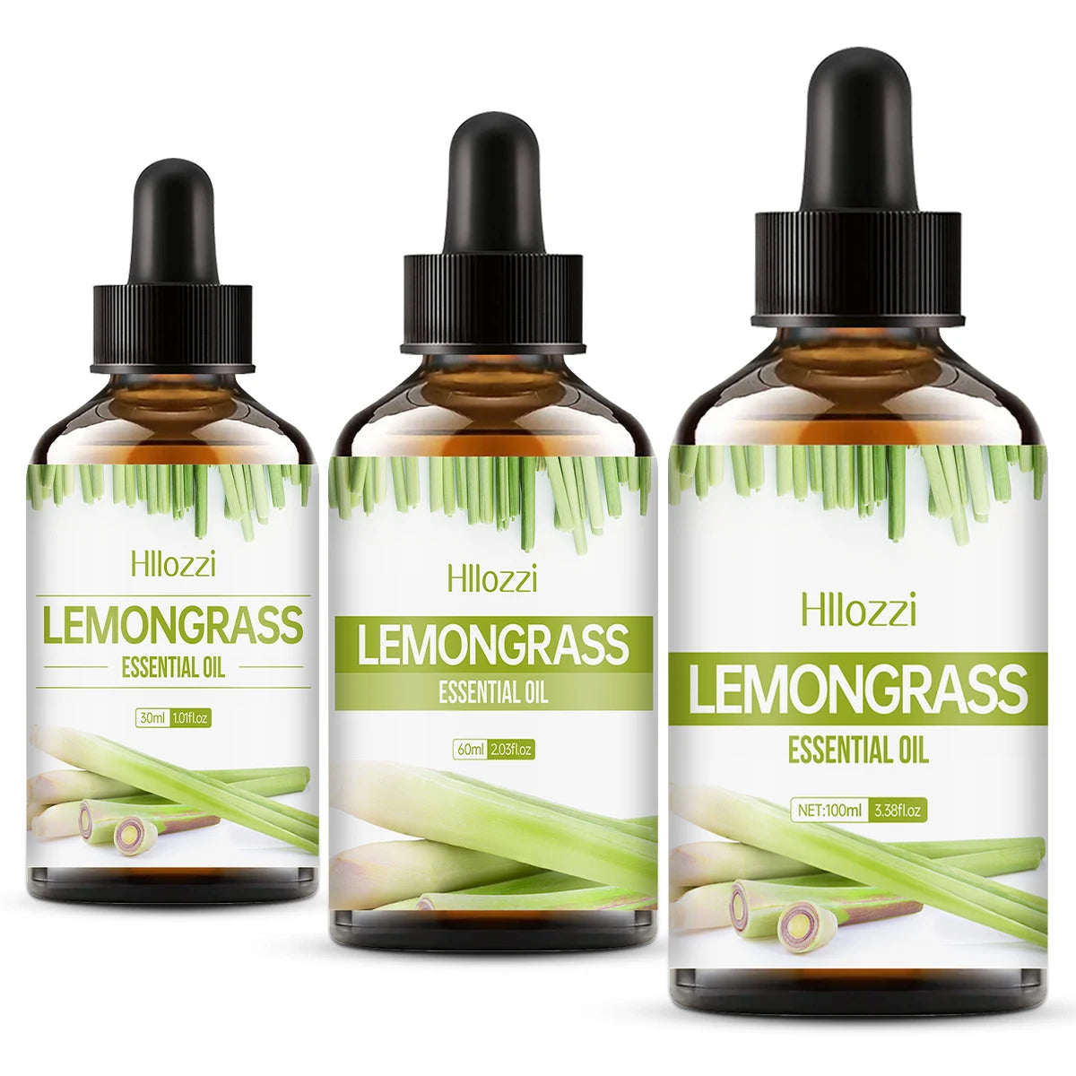 Lemongrass essential oil is suitable for various uses, fresh scent, humidifiers, candles, burners, aromatherapy Zpaxo