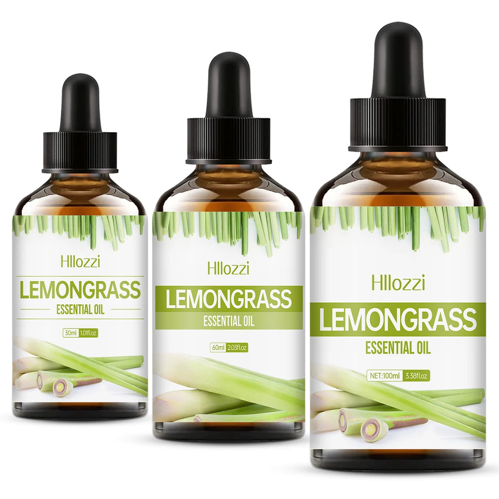 Lemongrass essential oil is suitable for various uses, fresh scent, humidifiers, candles, burners, aromatherapy Zpaxo