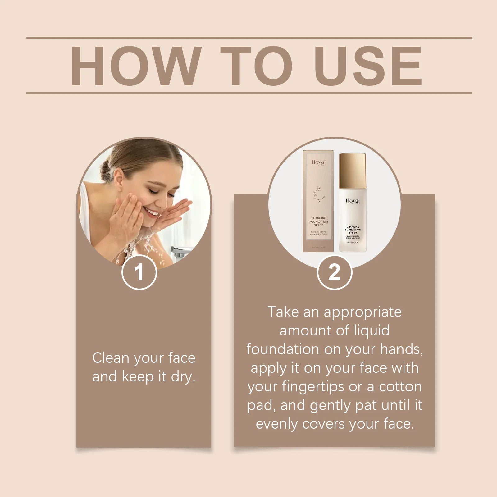 Hoygi Concealing Foundation – Matte, Lightweight & Moisturizing Liquid Foundation Zpaxo