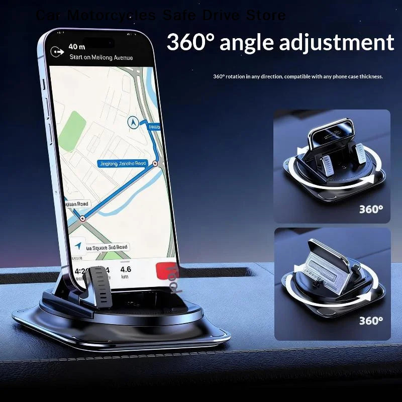 CM360 Rotation Car Mobile Phone Holder Universal Dashboard Cellphone
