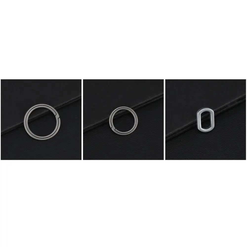 Male Gift Titanium Alloy Keyfobs Pendant Rings Titanium Key Ring Car Keychain Super Lightweight Keychains Titanium Key Buckle Zpaxo