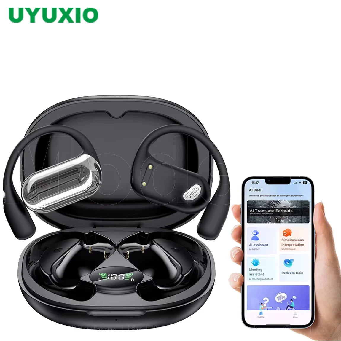 UYUXIO Real Time Translator Headphones AI Language Translation