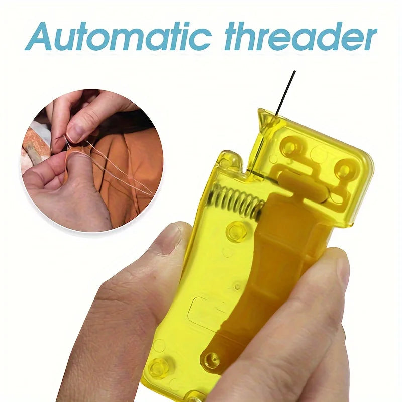 Automatic needle threader, DIY hand sewing needle threader, home crafts and sewing supplies Zpaxo