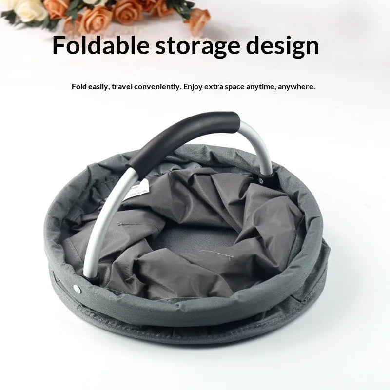 17L Foldable Basket – Beach, Picnic & Cleaning Storage Caddy Foldable Storage Basket Zpaxo
