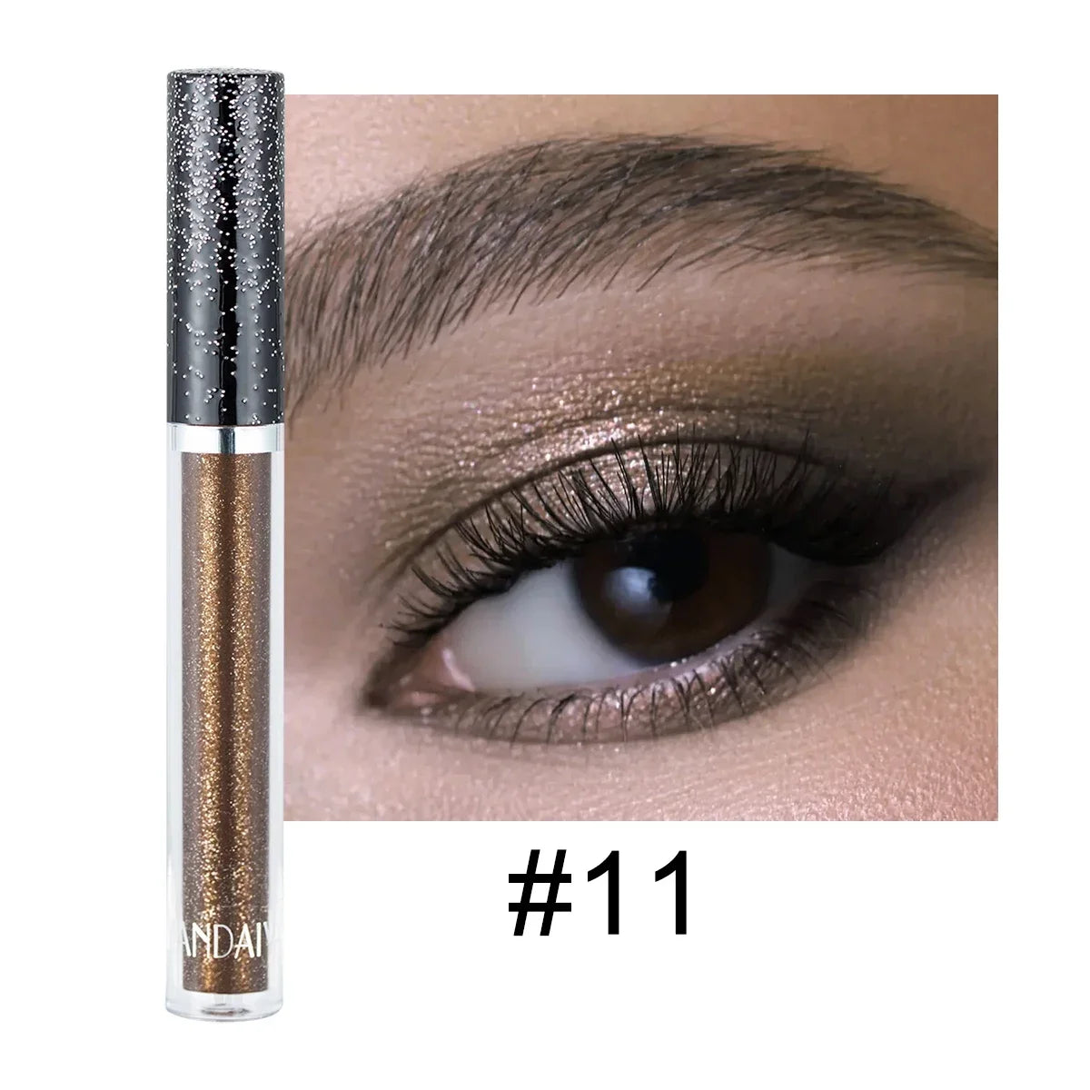 HANDAIYAN Liquid Eyeshadow Metallic Diamond Shiny Eye Liner Pen Zpaxo 11
