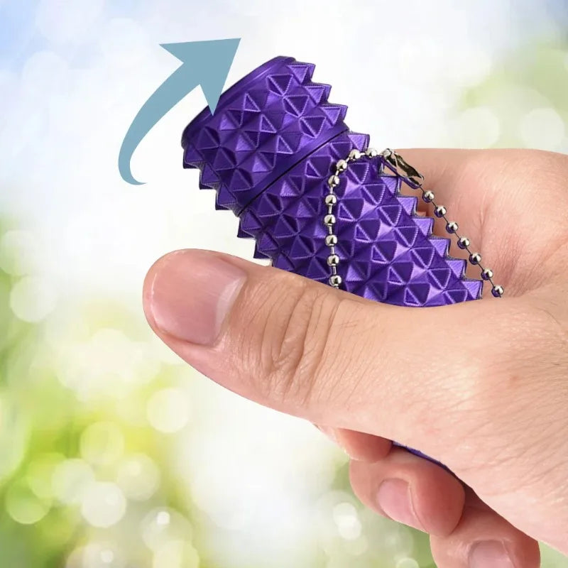 Little Ouchies Fidget Pocket Mini Spiky Grippie Stim Keychain Venting Zpaxo