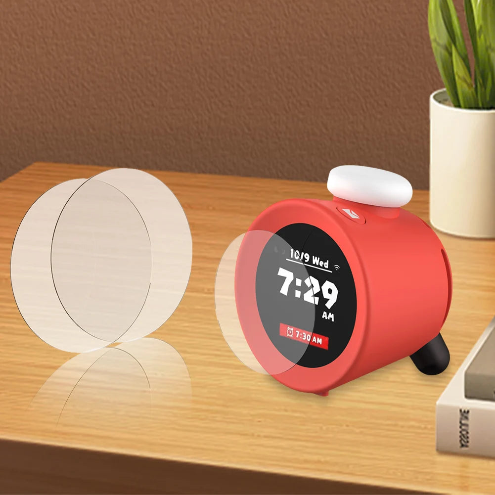 Tempered Glass Film Anti-scratch Screen Protective Sound Clock Alarmo