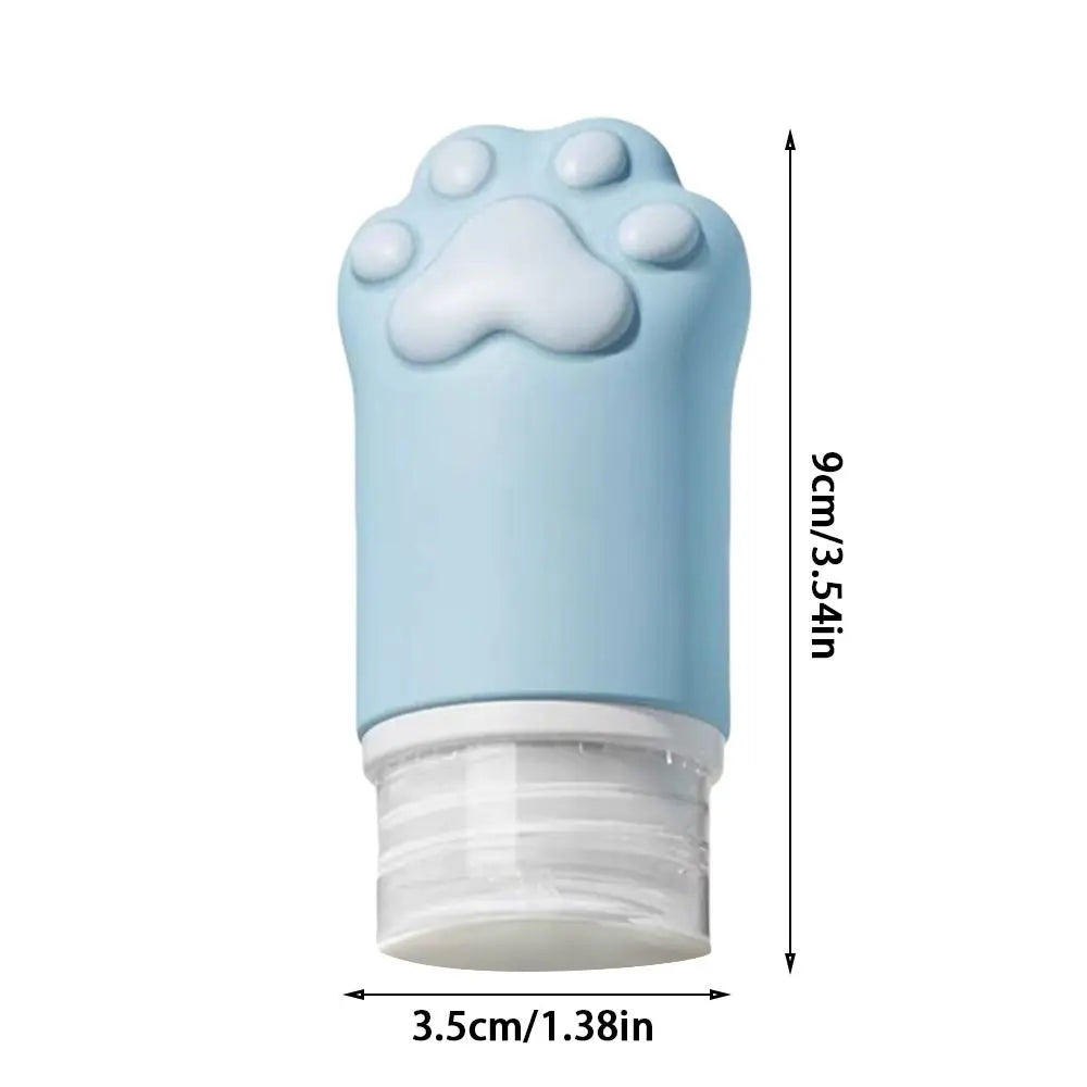 Travel Refillable Bottle Silicone Squeeze Lotion Bottles Cosmetics Zpaxo