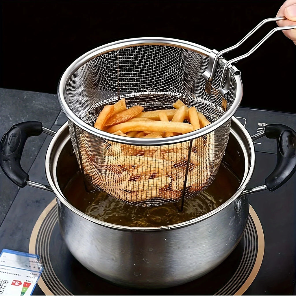 Multi Functional Stainless Steel Lo Mein Scoop Deep Fried Mesh