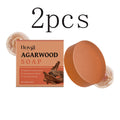 Hoygi Agarwood Cleansing Body Soap – Rich Lather & Moisture Body Bar Soap Zpaxo 100gx2pcs