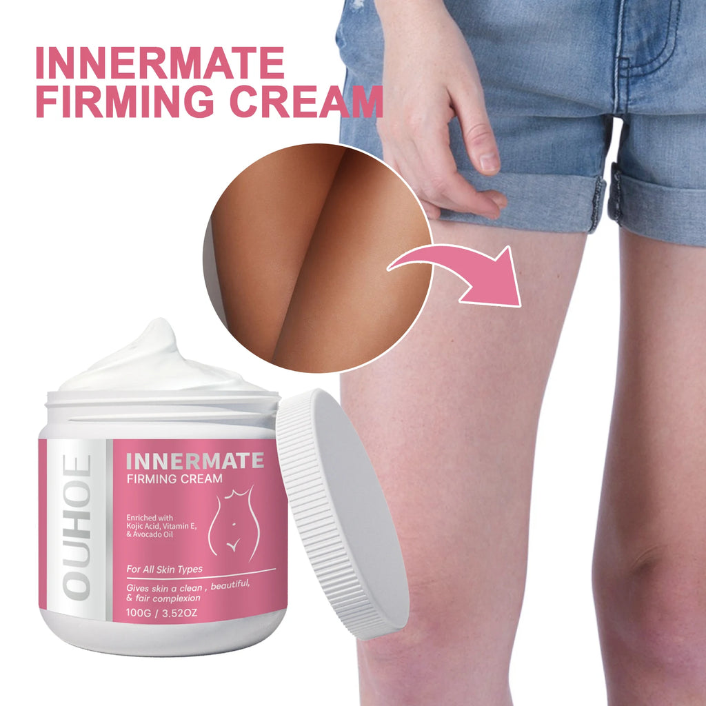 Ouhoe Dark Spot Brightening Body Cream 100g Visibly Revive Dull Skin Underarms Knees Elbows Hydrating Smoothing Gentle Formula Zpaxo
