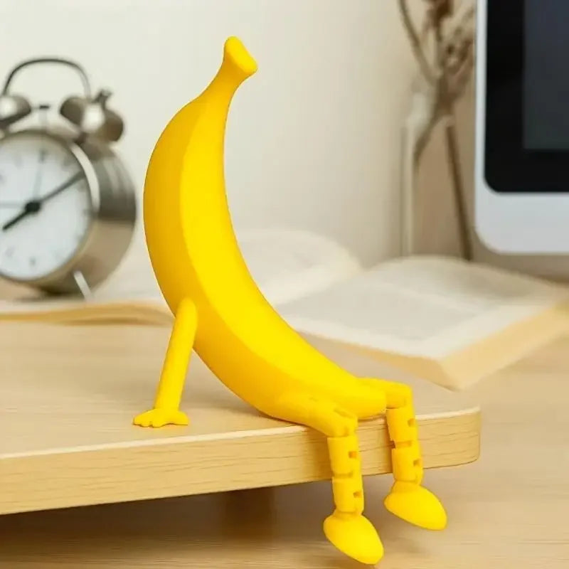 3D Printed Creative Banana Plastics Sculpture Garden Decortion Fun Zpaxo