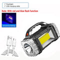 ESMARTER 1600 Lumen Rechargeable LED Flashlight & COB Side Light