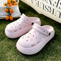Women 2026 Cute Thick Platform Clogs SHAJI Summer Non Slip Soft