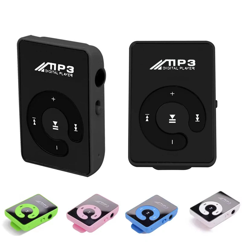 Fashion C Key Portable Hifi Mini Clip MP3 Player Walkman Loudspeaker